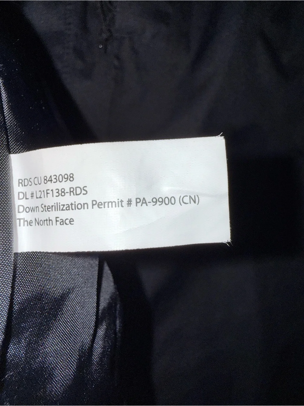 The North Face Black Hooded Rain Coat